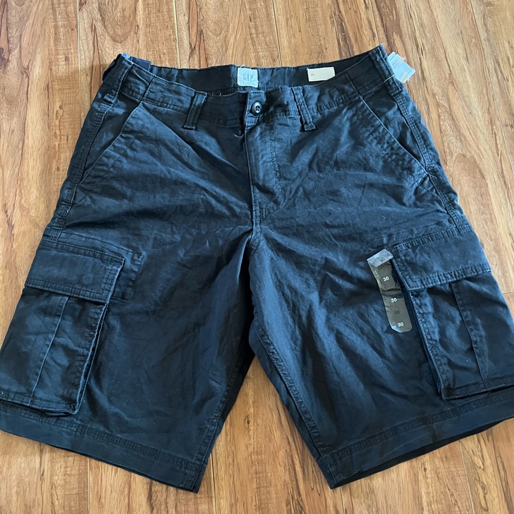 Navy Gap Cargo Shorts 11" Size 30